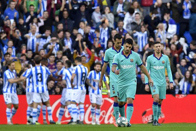 Barcelona igualó 2-2 ante Real Sociedad: las postales que dejó el duelo en Anoeta. (AP Photo/Alvaro Barrientos)