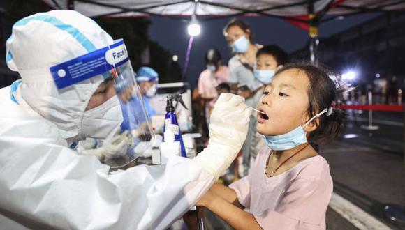 Coronavirus en China | Últimas noticias | Último minuto: reporte de infectados y muertos por COVID-19 hoy, jueves 19 de agosto del 2021. (Foto: STR / AFP) / China OUT).