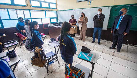 Madrid invocó a los padres de familia a que confíen y envíen a sus hijos a las instituciones educativas. (Foto: Gobierno Regional del Callao)