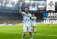 Lionel Messi y sus postales con Argentina a 10 años de su debut | FOTOS 