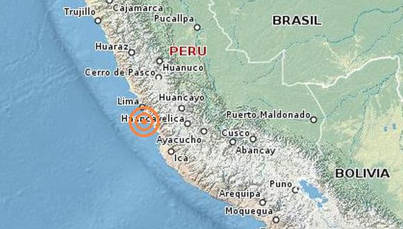 El epicentro del movimiento telúrico, ocurrido a las 5:05 horas, se ubicó a 32 kilómetros al suroeste de Chilca. (IGP)