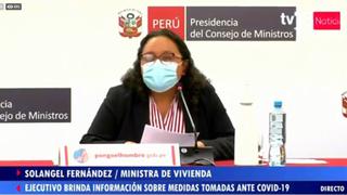Gobierno brindó conferencia de prensa para informar sobre medidas aplicadas durante la pandemia
