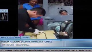 Tumbes: PNP detiene a dos colombianas que transportaban droga en sus maletas