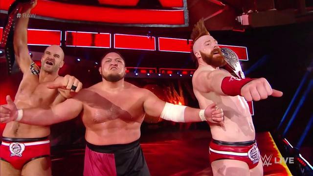 Samoa Joe, Sheamus y Cesaro ganaron su combate a tres por lado. (Foto: WWE)