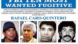 FBI incluye en lista de los 10 más buscados a histórico narco mexicano