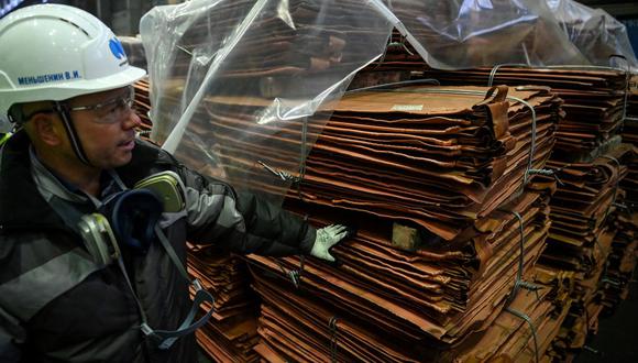 Precio del cobre. (Foto: AFP)