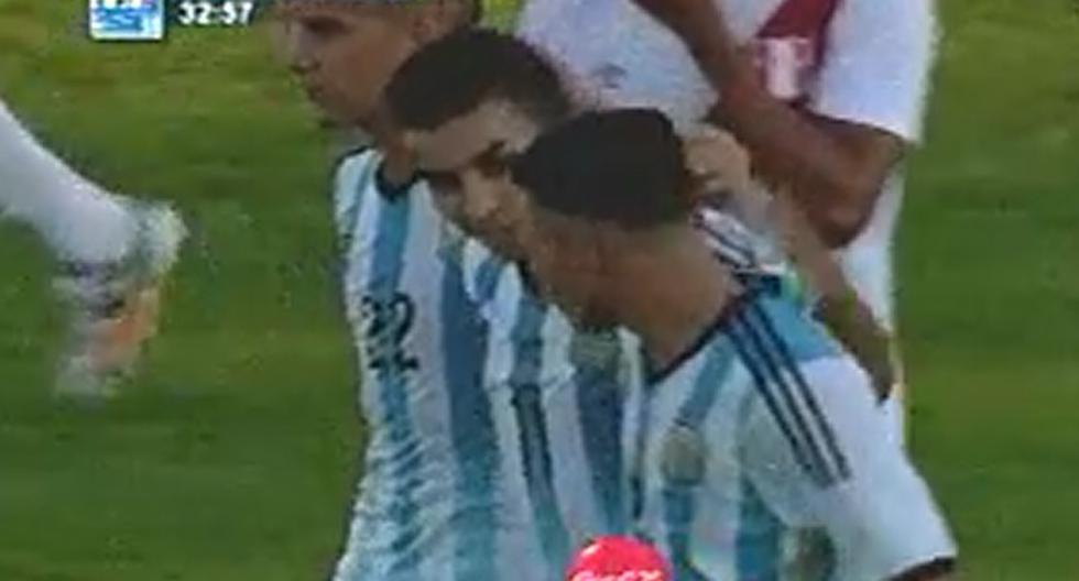 Ángel Correa anotó el tercer para Argentina. (Foto: Captura)