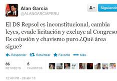 Alan García sobre ley a favor de Petroperú: “Es colusión y chavismo puro”