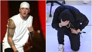 Super Bowl 2022: ¿Eminem rompió una regla de la NFL al arrodillarse en su presentación?