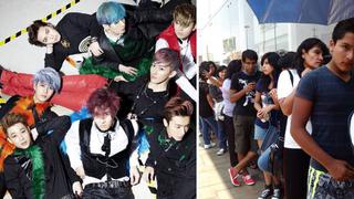 Fanáticas de Super Junior acampan y hacen largas colas por entradas para show en Lima