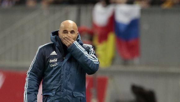 Luego del incidente protagonizado por Jorge Sampaoli, en Argentina piden su renuncia a la selección. (Foto: AP)