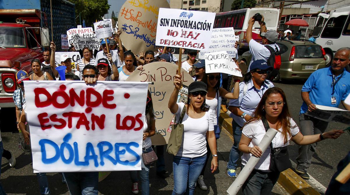 Marcha de venezolanos contra Nicolás Maduro en imágenes - 1