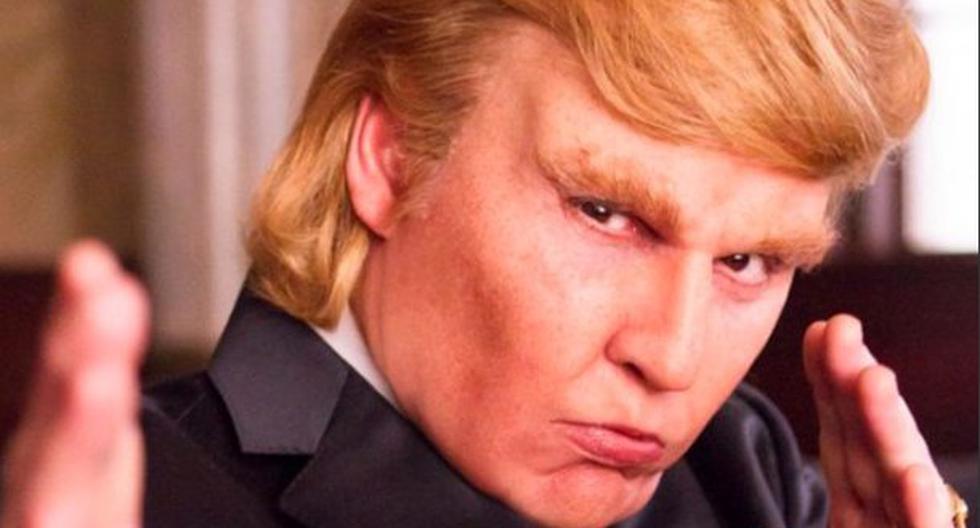 Johnny Depp y su increíble transformación para parodiar a Donald Trump. (Foto: Twitter)