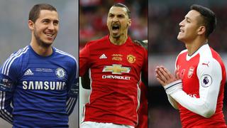 Hazard, Zlatan y Alexis, candidatos a jugador de la Premier