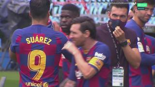 Ambiente tenso: Lionel Messi y el desplante al asistente de Setién en el Barcelona vs. Celta de Vigo | VIDEO