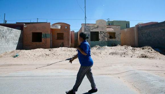 Ciudad Juárez, Chihuahua, es uno de los sitios donde la violencia provoca el abandono de casas. Foto: AFP