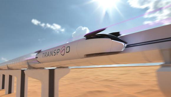 FluxJet de TransPod, el híbrido entre avión y tren que alcanzaría hasta más de 1.000 km por hora. | (Foto: TransPod)