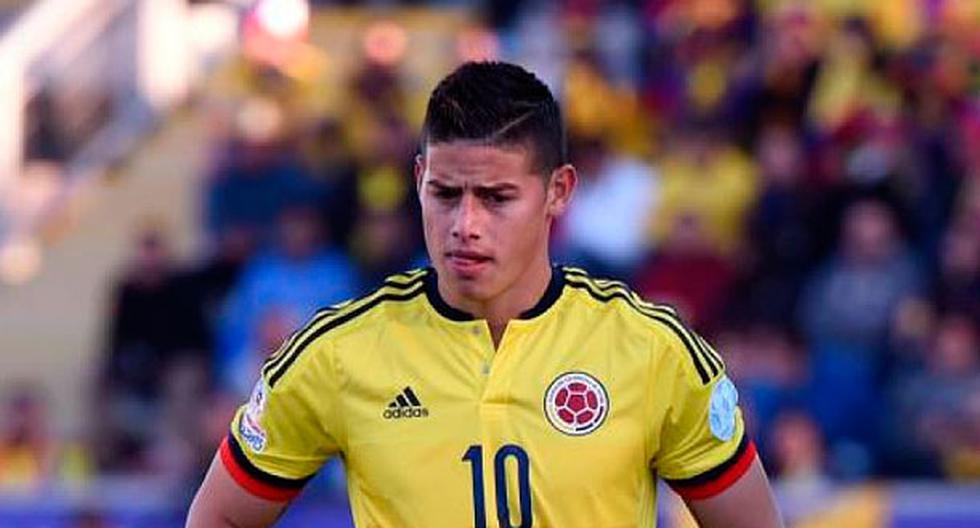 James Rodríguez demostró su inconformidad con el partido de Colombia. (Foto: Difusión)