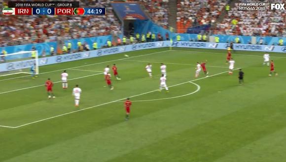 Portugal vs. Irán: Quaresma marcó golazo desde fuera del área en duelo del Mundial Rusia 2018. (Foto: Captura de video)