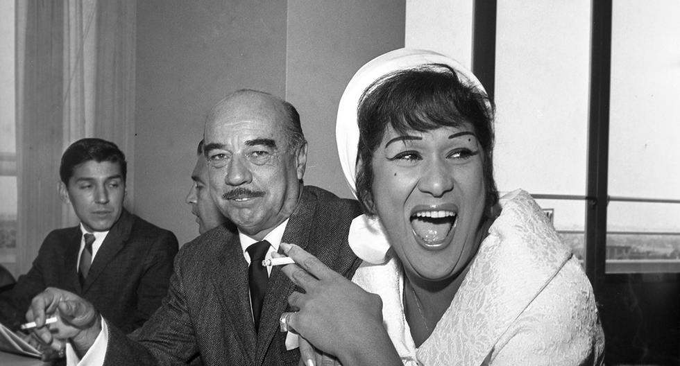 Postal de 1965 cuando la cantante cubana Olga Guillot visitó Lima. Foto: GEC Archivo Histórico