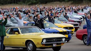 Bélgica: Ford reúne 1.000 Mustangs para romper récord mundial