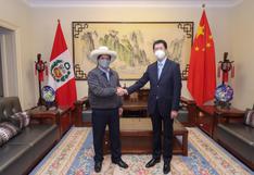 Pedro Castillo: Nos reunimos con el embajador de China en Perú para priorizar cooperación entre ambos países