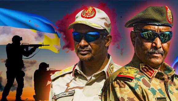 Desde abril de 2023, Sudán se ha visto paralizado por la feroz lucha por el poder entre el general Al Burhan (derecha) y su ex adjunto, el general Hemedti (izquierda). / Getty Images.