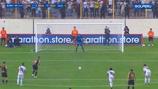 Universitario vs. Municipal: Germán Denis erró su primer penal en el fútbol peruano | VIDEO