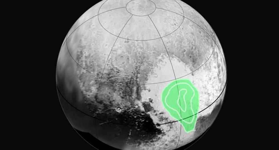 Plutón y su corazón. (Foto: NASA/JHUAPL/SWRI)
