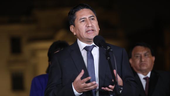 El secretario general de Perú Libre también consideró que el Gobierno debe “tener tino” para elegir al sucesor de Condori “sin desnaturalizar su misión”. (Foto: El Comercio)