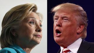 EE.UU.: Encuesta revela empate técnico entre Clinton y Trump