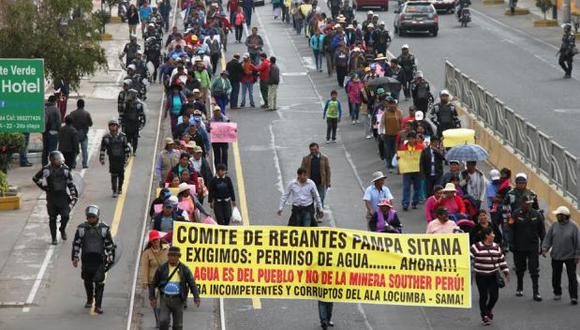 Acusan a funcionarios de ALA de parcializarse con Southern Perú