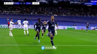 Le cortaron el festejo: Mbappé anotó en el Real Madrid vs. PSG, pero lo anularon | VIDEO