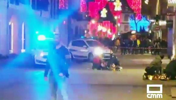 Estrasburgo: Los primeros videos del presunto ataque terrorista en Francia. (AP)