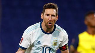 Con gol de Lionel Messi, Argentina ganó 1-0 a Ecuador en La Bombonera por Eliminatorias 2022