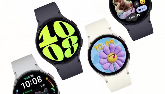 Galaxy Watch 6 tiene varias presentaciones personalizables al gusto del usuario.