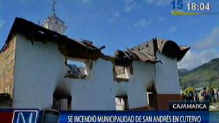 Cajamarca: piden investigar gestión de comuna distrital quemada