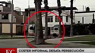 Surco: cúster ‘pirata’ con pasajeros a bordo desata gran persecución al tratar de evadir un operativo | VIDEO