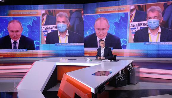 Cómo los medios rusos están informando de la invasión de Putin a Ucrania. (GETTY IMAGES).