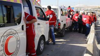 Siria: Llegó la ayuda humanitaria a las afueras de Damasco