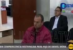 Daniel Mora: comparecencia restringida para hijo del ex legislador