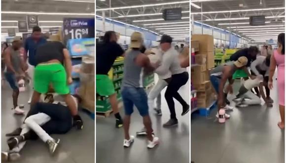 Los clientes de un Walmart de Miami detuvieron a un hombre que intentó violar a una mujer. (Captura de video).