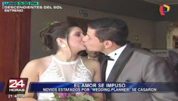San Borja: novios estafados por wedding planner logran casarse