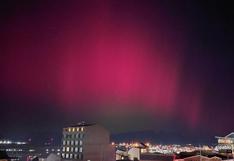 Argentina: inusual fenómeno tiñe el cielo de color fucsia por las Auroras Australes
