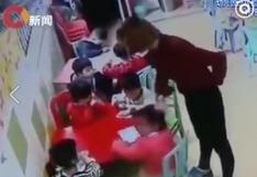 Profesora golpeaba a sus alumnos, hasta que recibió su merecido