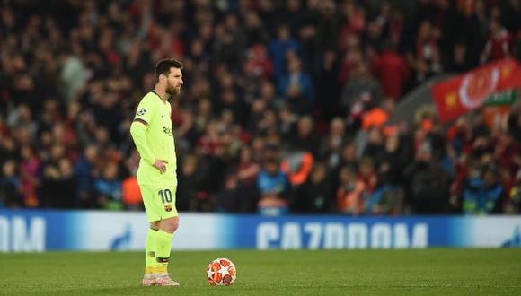 Barcelona perdió 4-0 a manos de Liverpool y le dijo adiós a la Champions League. (Foto: AFP)