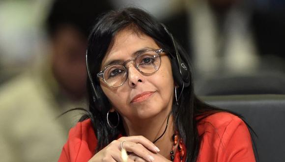 La canciller de Venezuela, Delcy Rodríguez. (Foto: AFP)