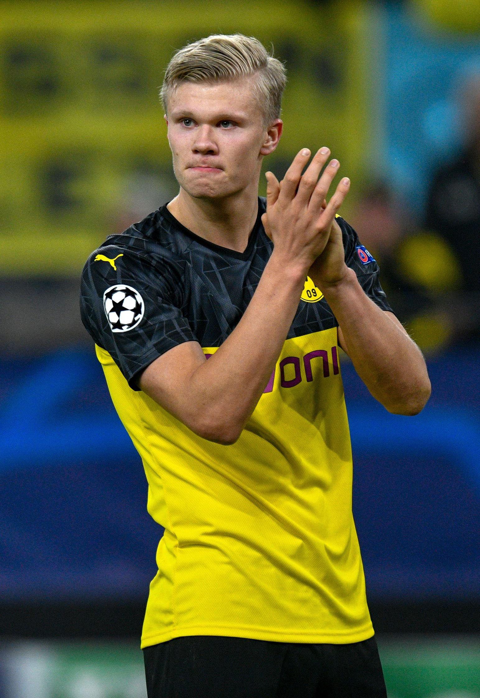 Haaland marcó un doblete en el triunfo del Borussia Dortmund ante el PSG por la Champions League. (Foto: AFP)