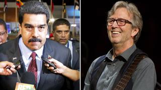 Twitter: se burlan de Maduro por error sobre Eric Clapton