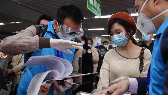 Control de viajero en aeropuerto de Pekin - Coronavirus. (Foto: Xinhua)
